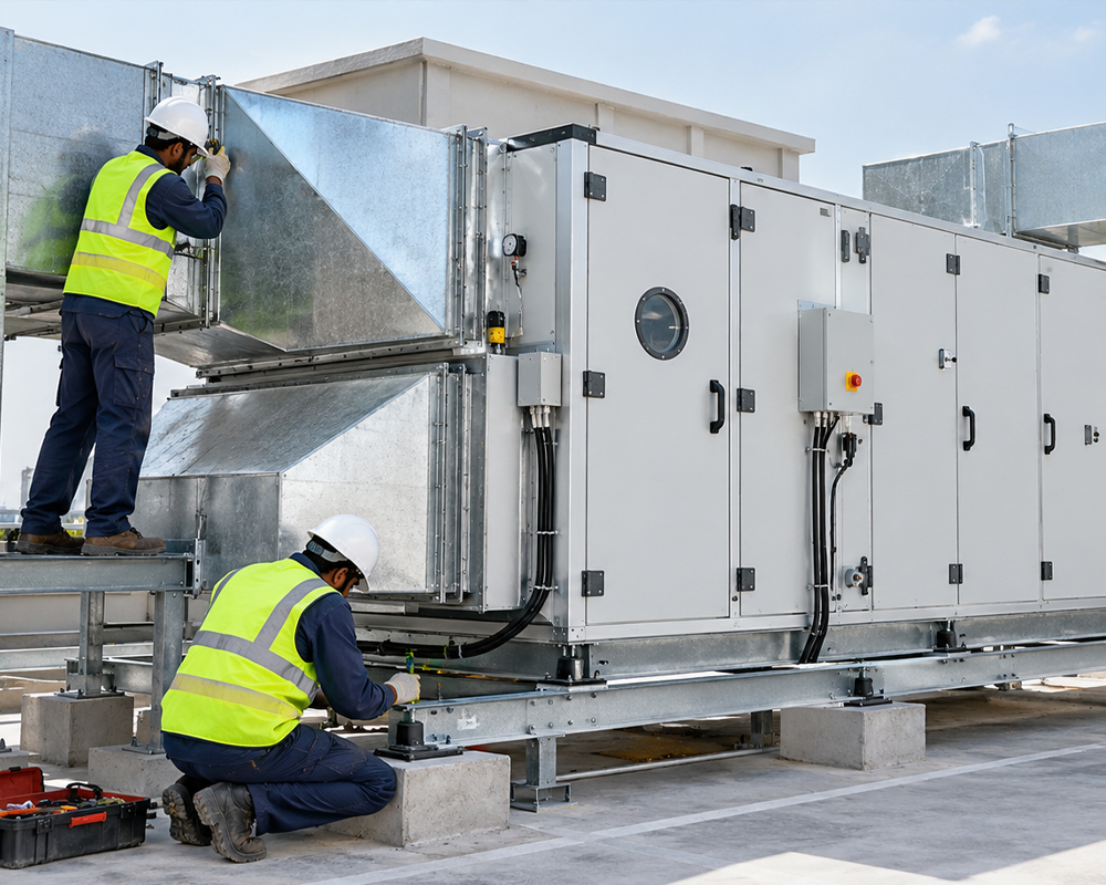Air Handling Unit (AHU) Installation